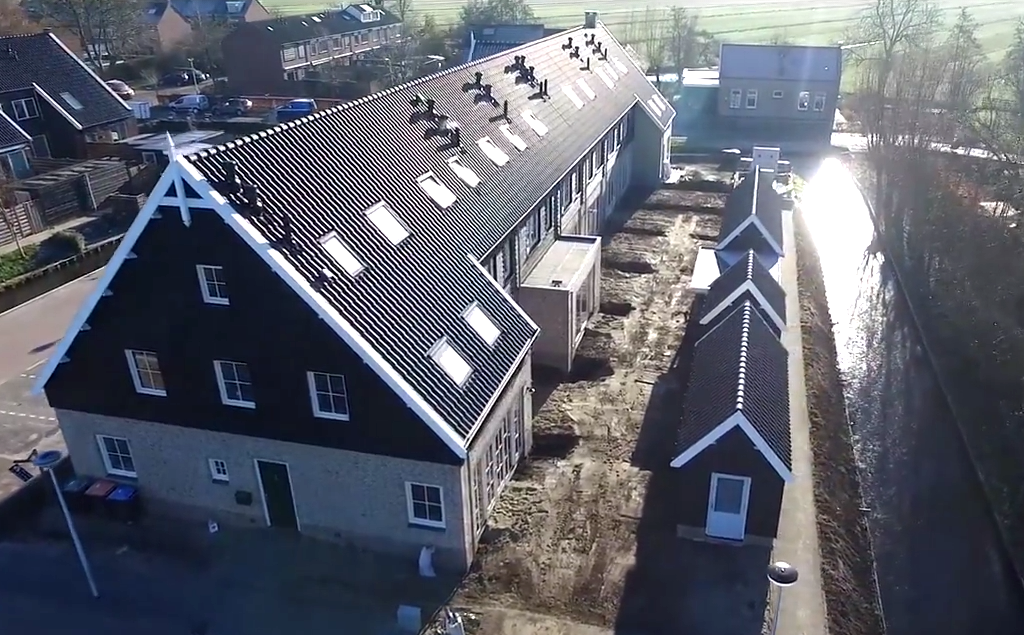 Drone-beelden van de nieuwbouw bij CPO Wijngaarden II