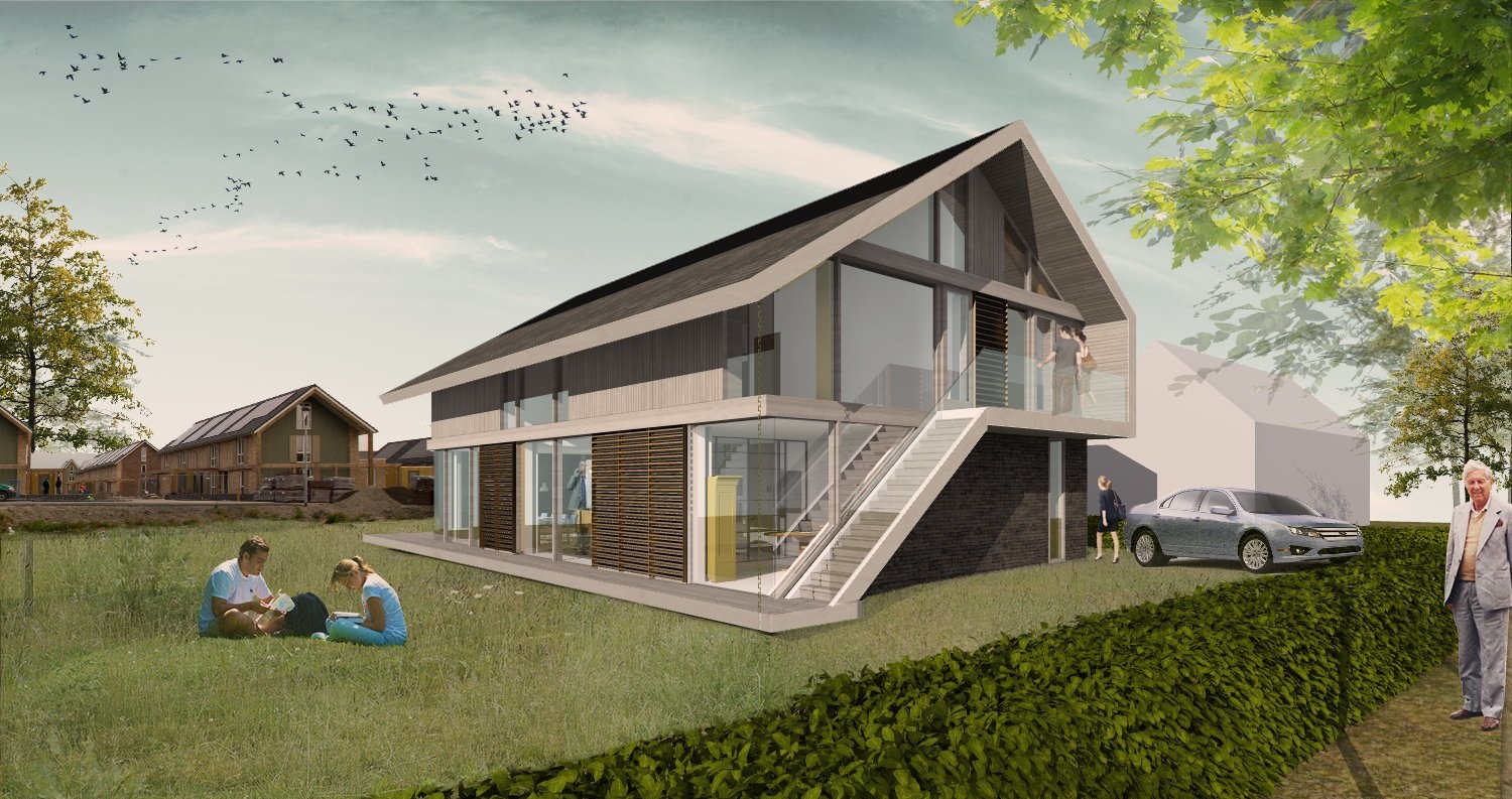 DP6 ontwerpt woonhuis met atelier